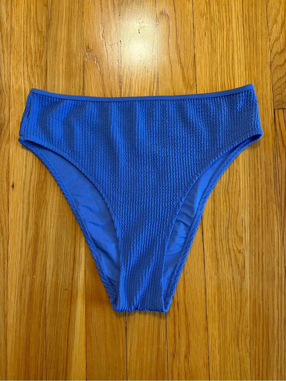 Aerie Ribbed High Cut Cheeky Swim Bottom